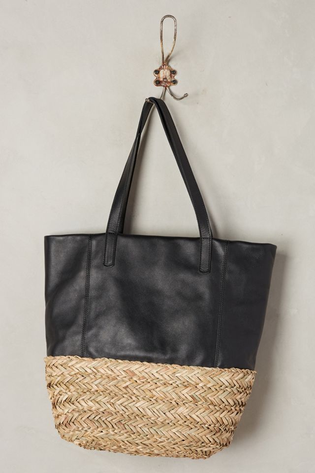 Aviva Raffia Tote Bag