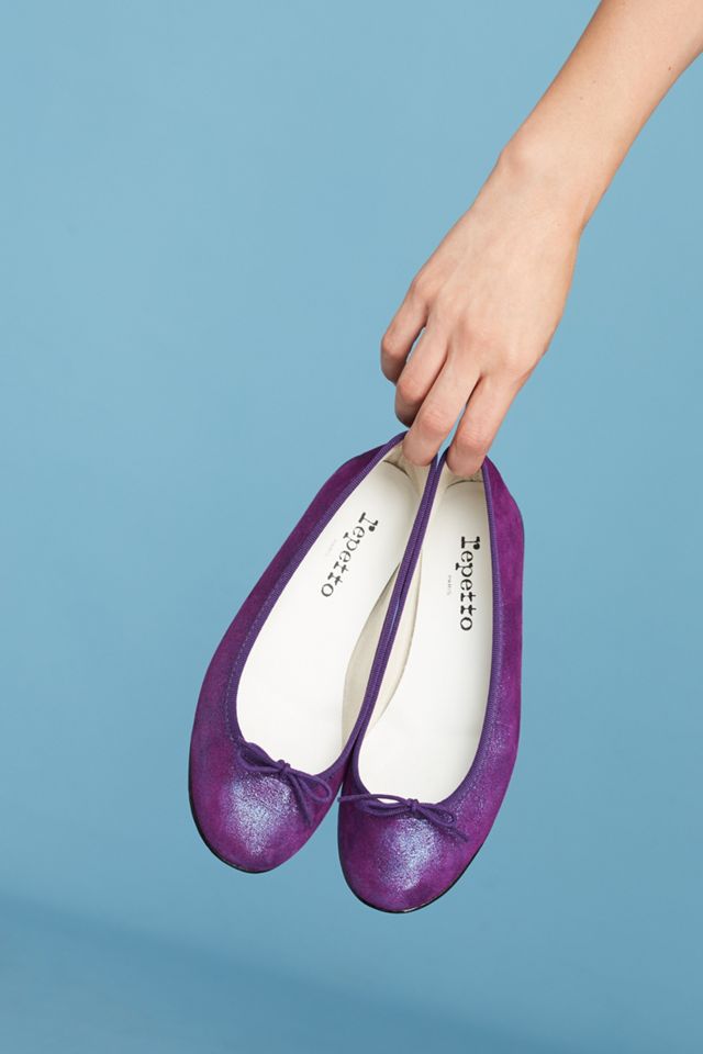 Repetto Cendrillon Plum Ballet Flats | Anthropologie