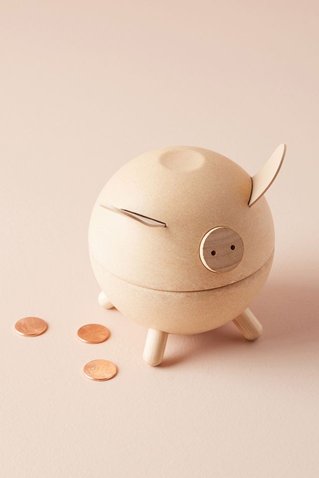 Wooden Piggy Bank