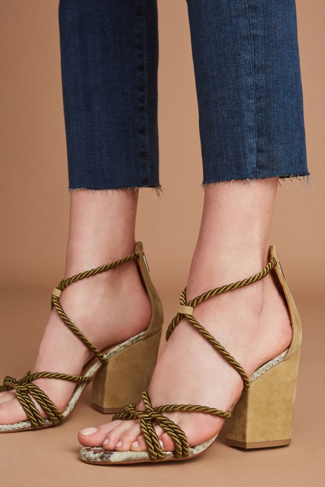 Elysess Rope Lace-Up Heeled Sandals #2