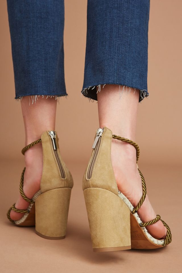 Elysess Rope Lace-Up Heeled Sandals #3