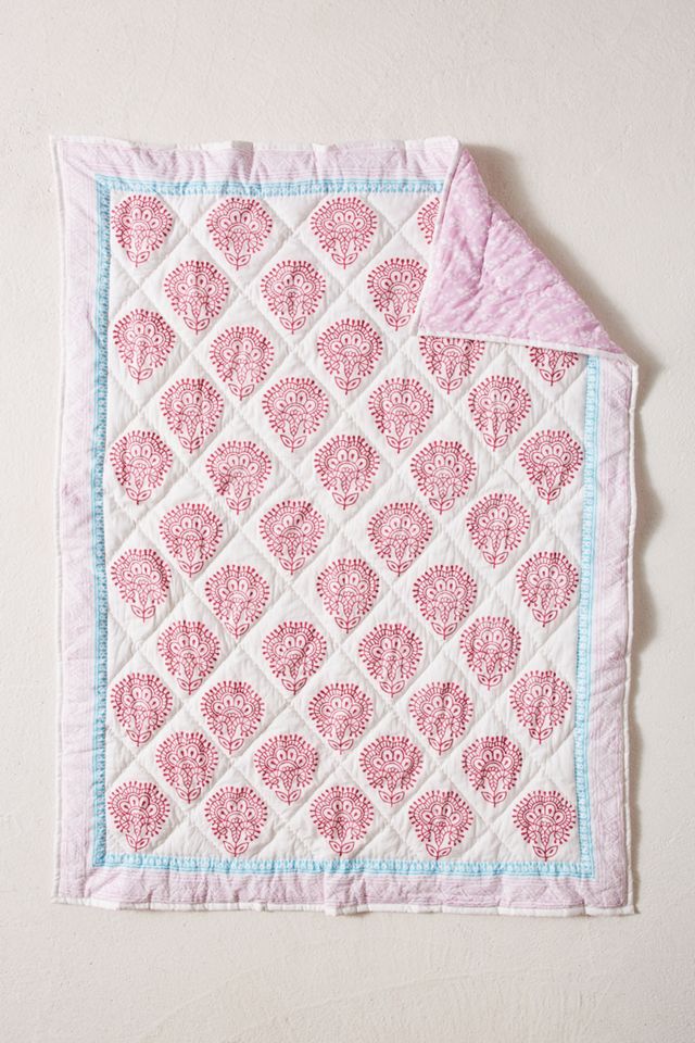 Fleur De Lis Toddler Quilt #1