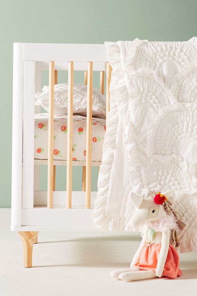 Faye Floral Crib Sheet #1