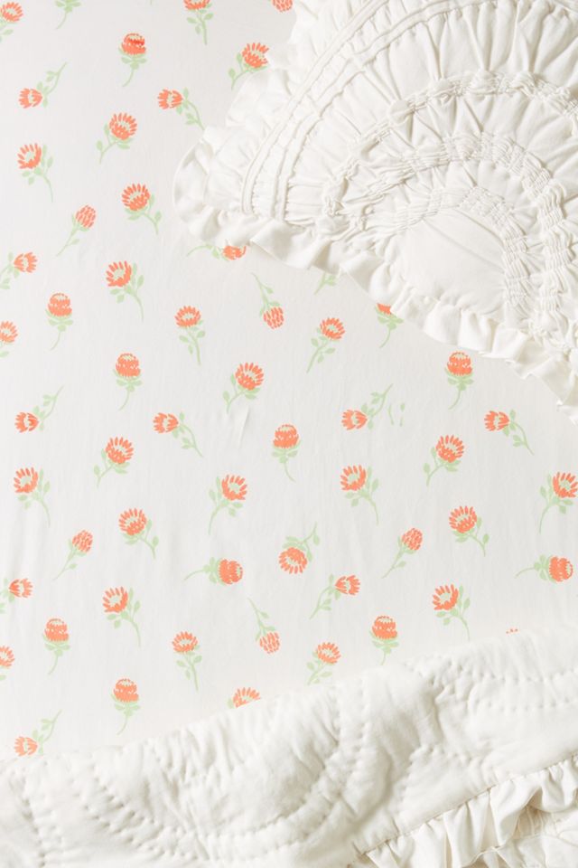 Faye Floral Crib Sheet