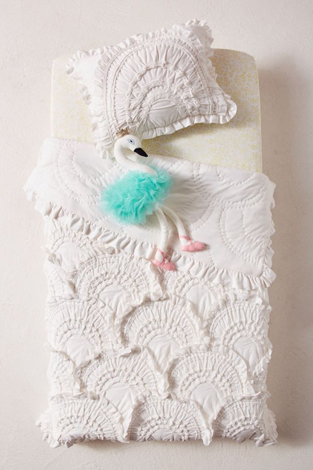 Floral Outline Crib Sheet #2