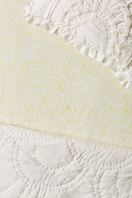 Floral Outline Crib Sheet