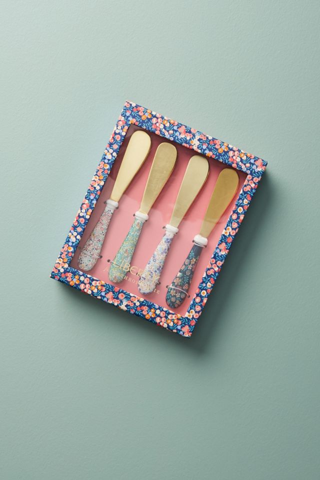 Liberty for Anthropologie Cheese Spreaders, Set of 4 #1