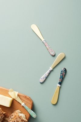 Liberty for Anthropologie Cheese Spreaders, Set of 4