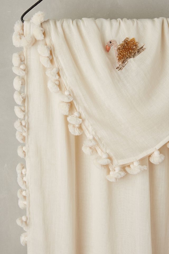 Sequined Swan Scarf #1