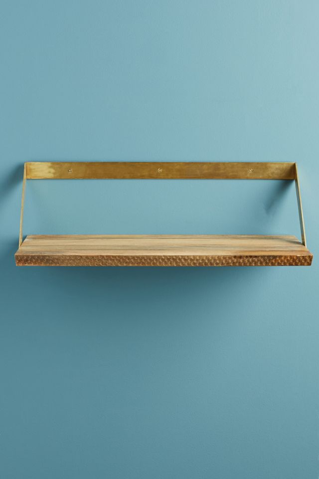 Beveled Wood Shelf #3