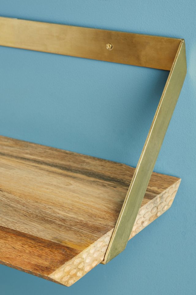 Beveled Wood Shelf #4
