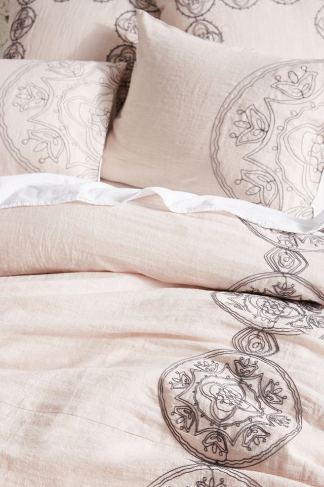Embroidered Kauri Duvet Cover #1