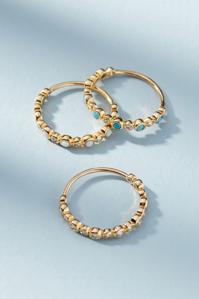 Opal Lustre Ring Set #1