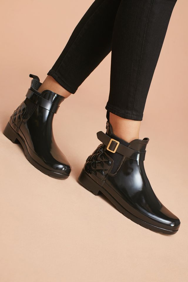 Hunter quilted shop chelsea rain boots