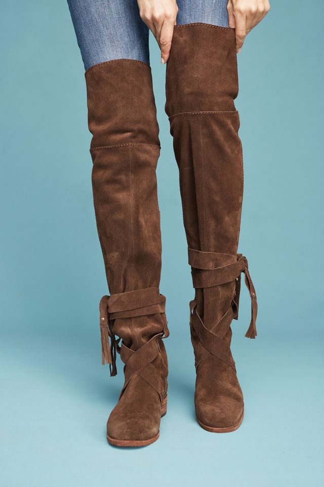 Chloé suede discount thigh boots