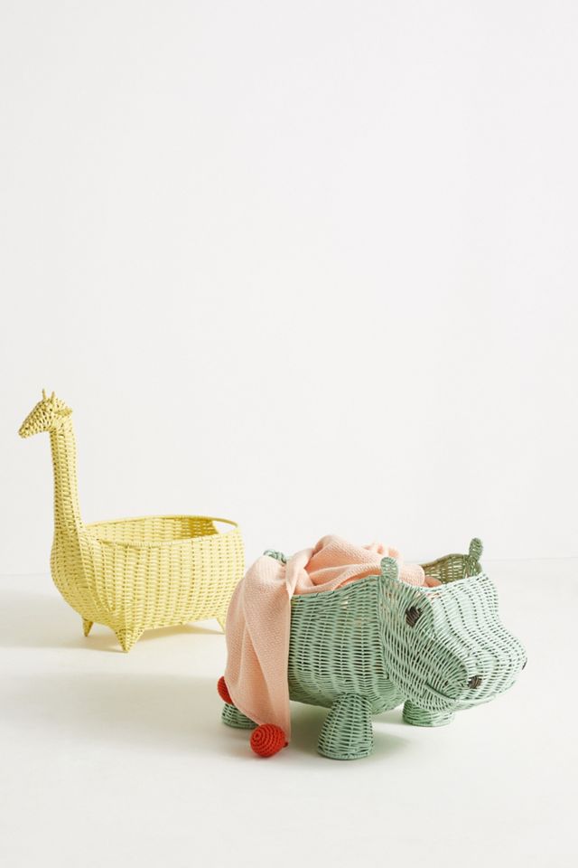 Hippo Wicker Basket #2