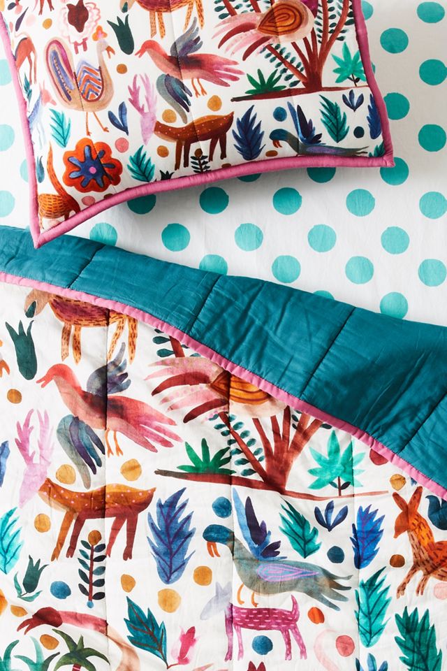 Festive Folklore Kids Quilt #3