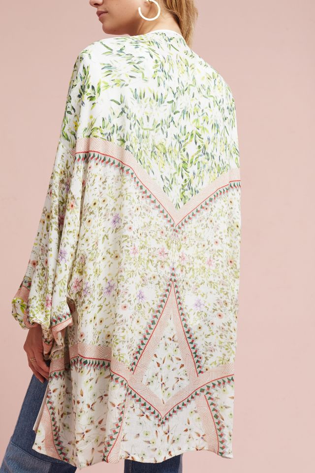 Anthropologie Bl-nk Scarlett outlet Botanical Kimono NWT