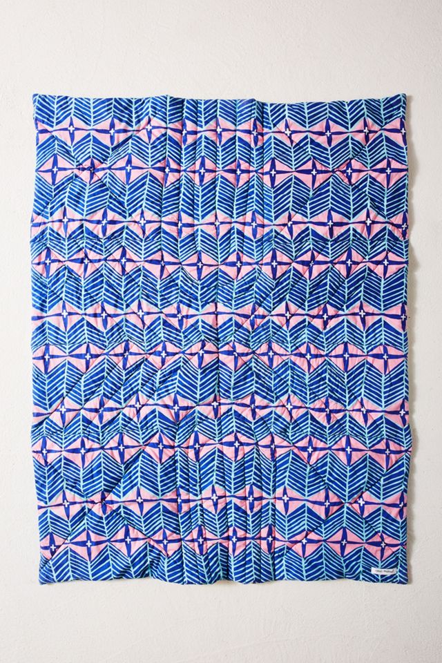 Mirrored Geo Toddler Quilt #2