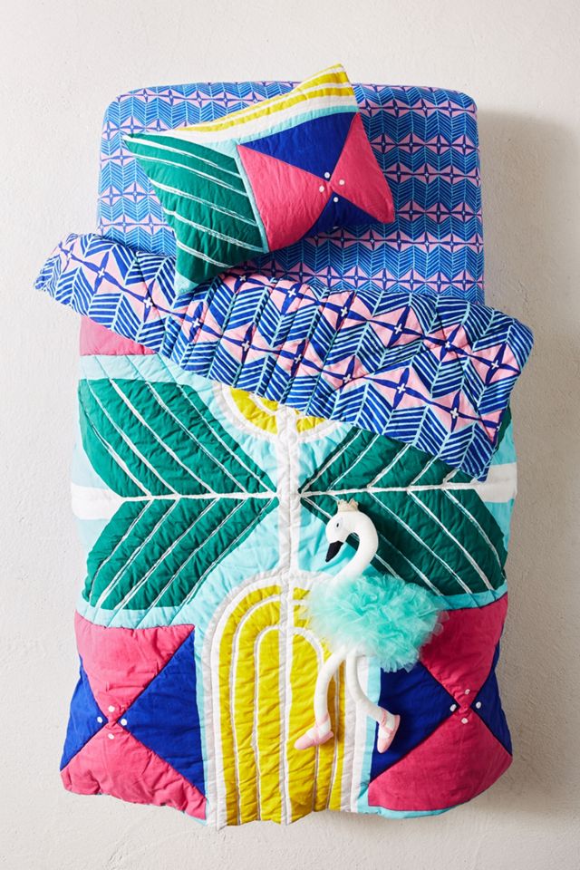 Mirrored Geo Toddler Quilt #3