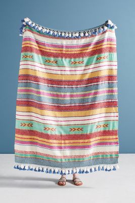 Woven Jemma Throw Blanket | Anthropologie