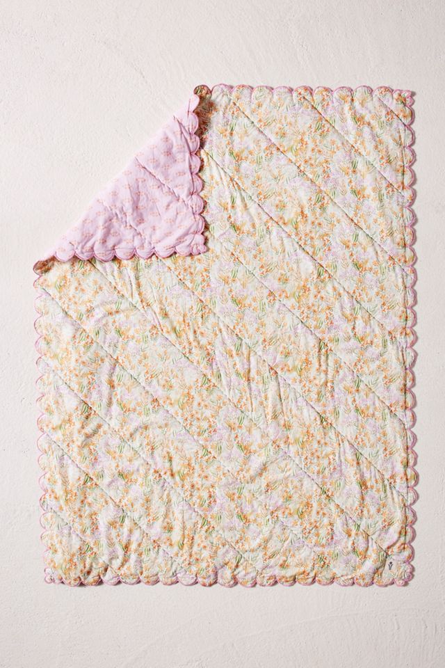 Pleasing Poppies Toddler Quilt #1