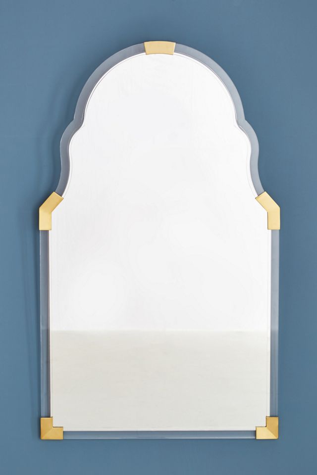 Arch Brass-Capped Mirror #2