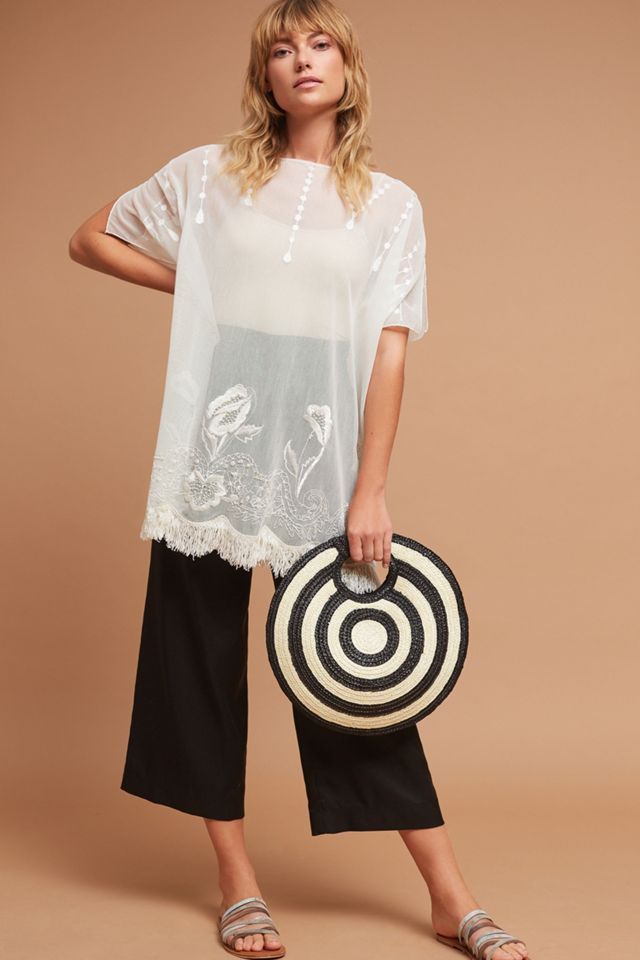 Blusa Palmeras Poncho #1