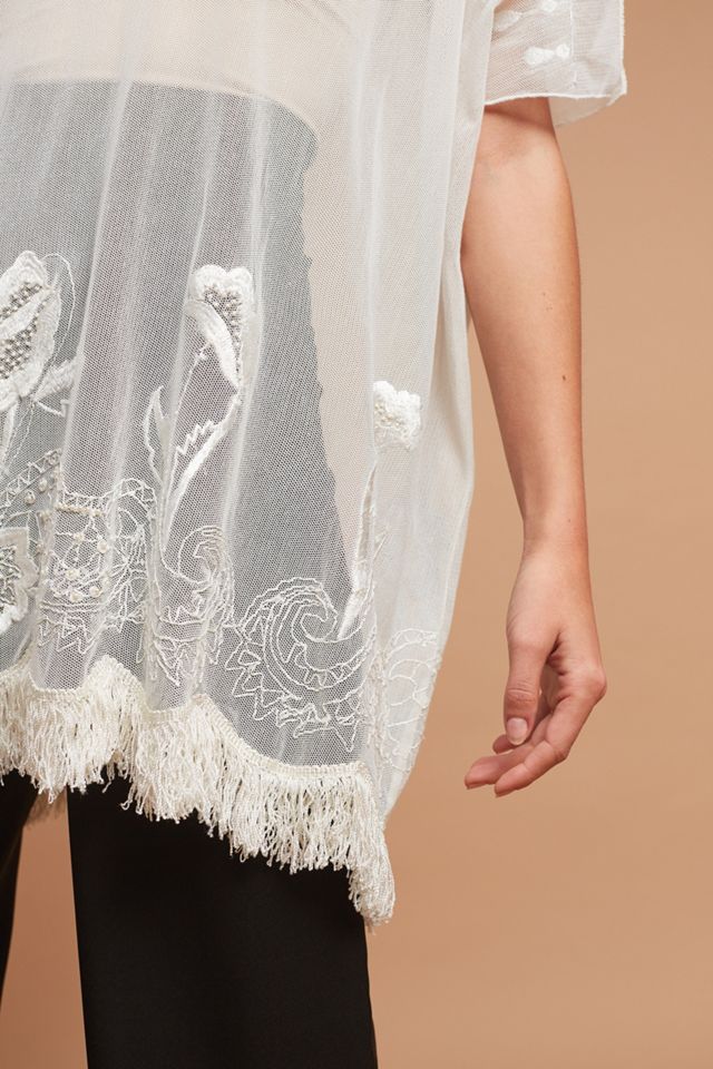 Blusa Palmeras Poncho #2