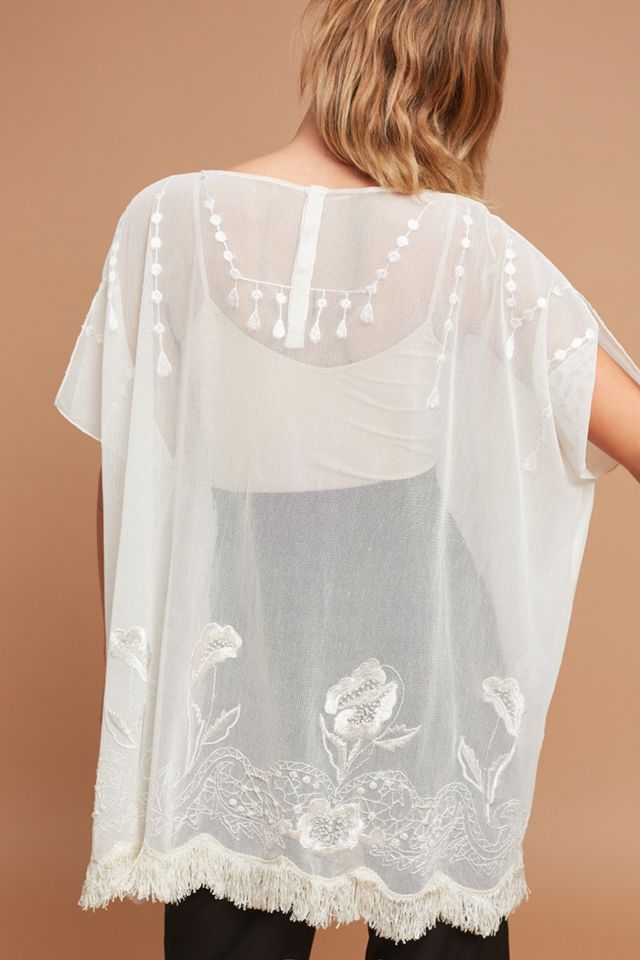 Blusa Palmeras Poncho #3