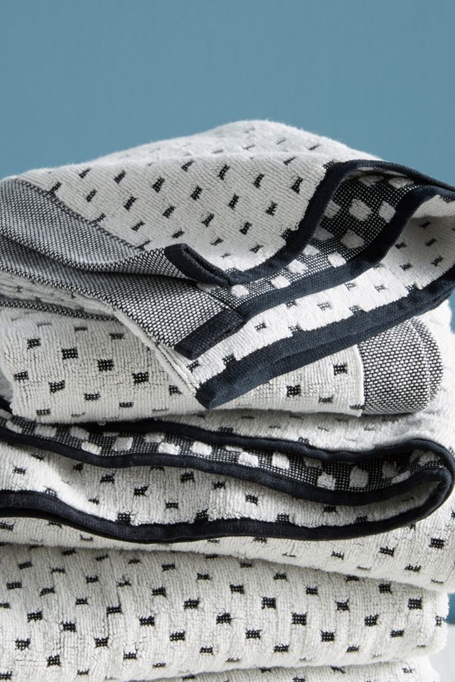 Dotted Jacquard Towel Collection #2