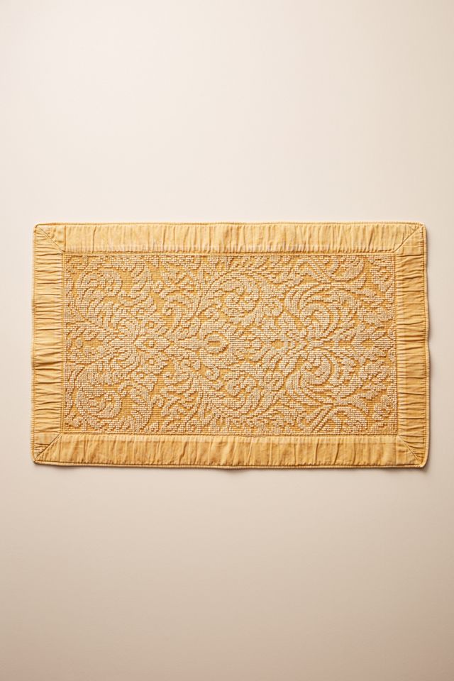 Damask Bath Mat