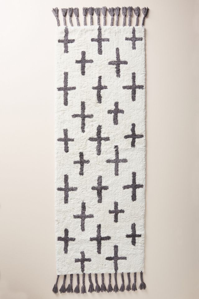 Moroccan Cross Bath Mat #1