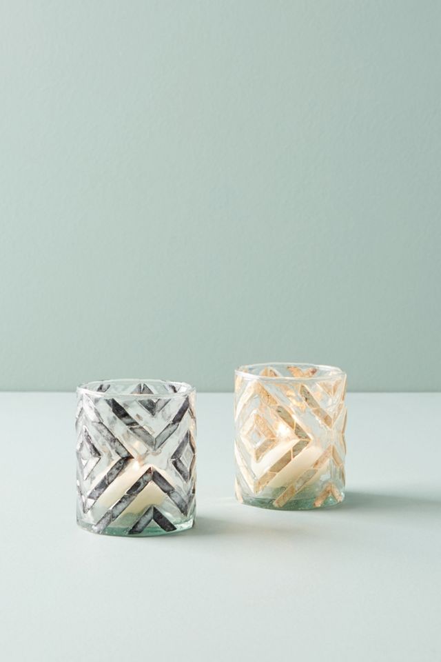 Chevron Capiz Votive #2
