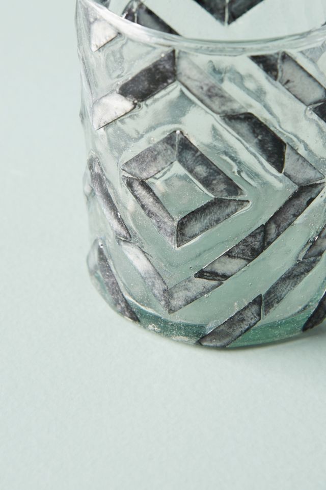 Chevron Capiz Votive #1