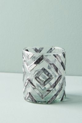 Chevron Capiz Votive