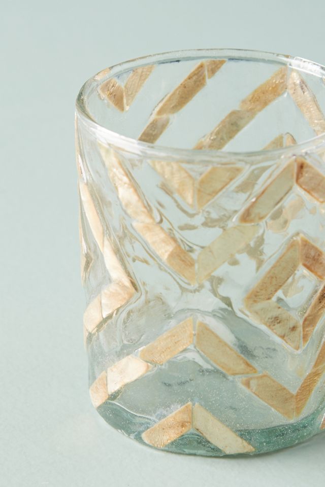 Chevron Capiz Votive #2