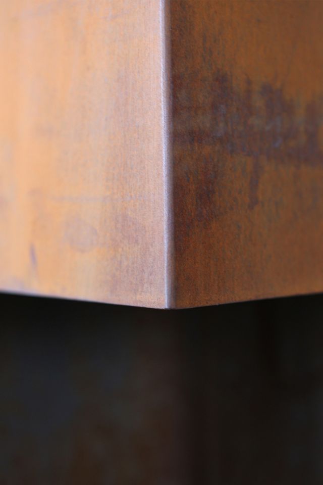 Weathering Steel Obelisk Chiminea #3
