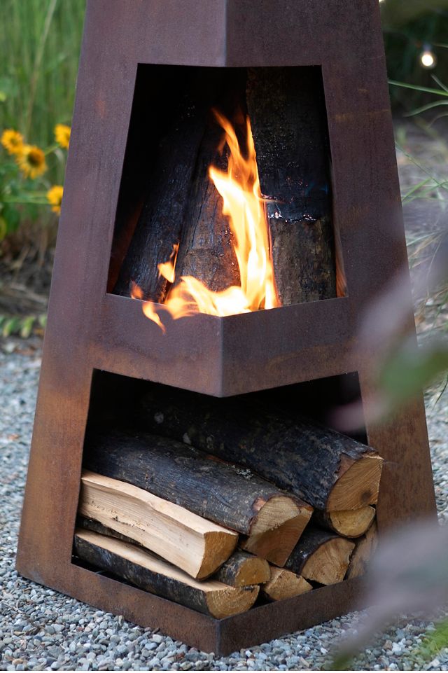 Sanga Xl Corten Chimnea #1