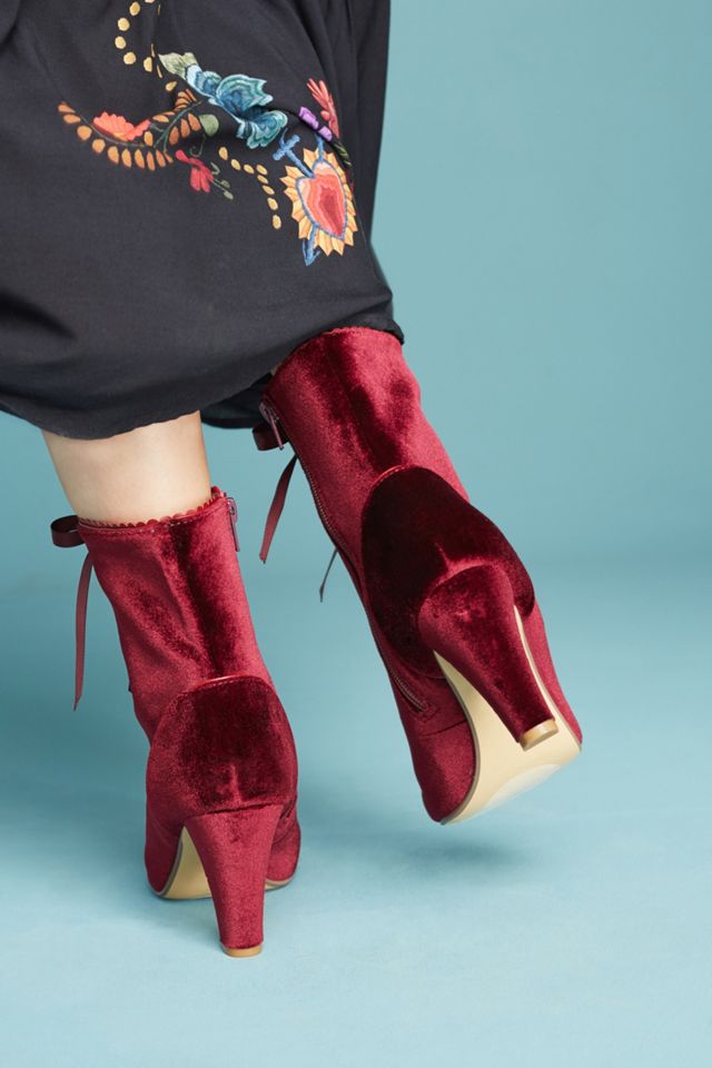 Chelsea Crew Velvet Victorian Boots #3