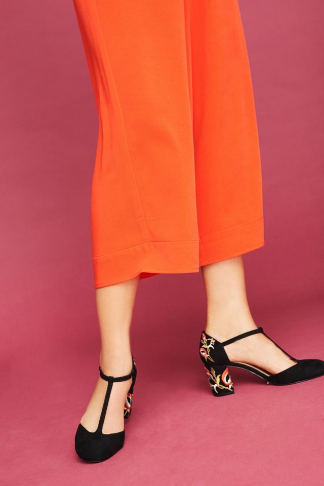Chelsea Crew Embroidered Frenchie Heels #2