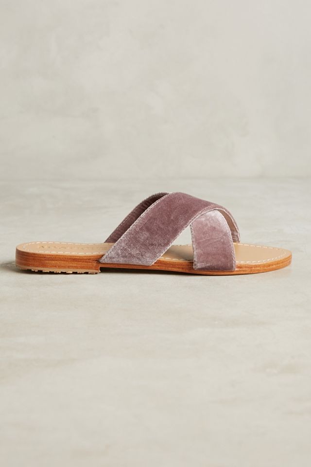 Mystique Velvet Slide Sandals #1