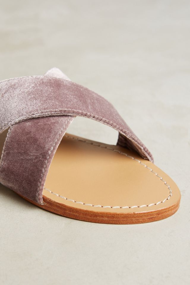 Mystique Velvet Slide Sandals #4