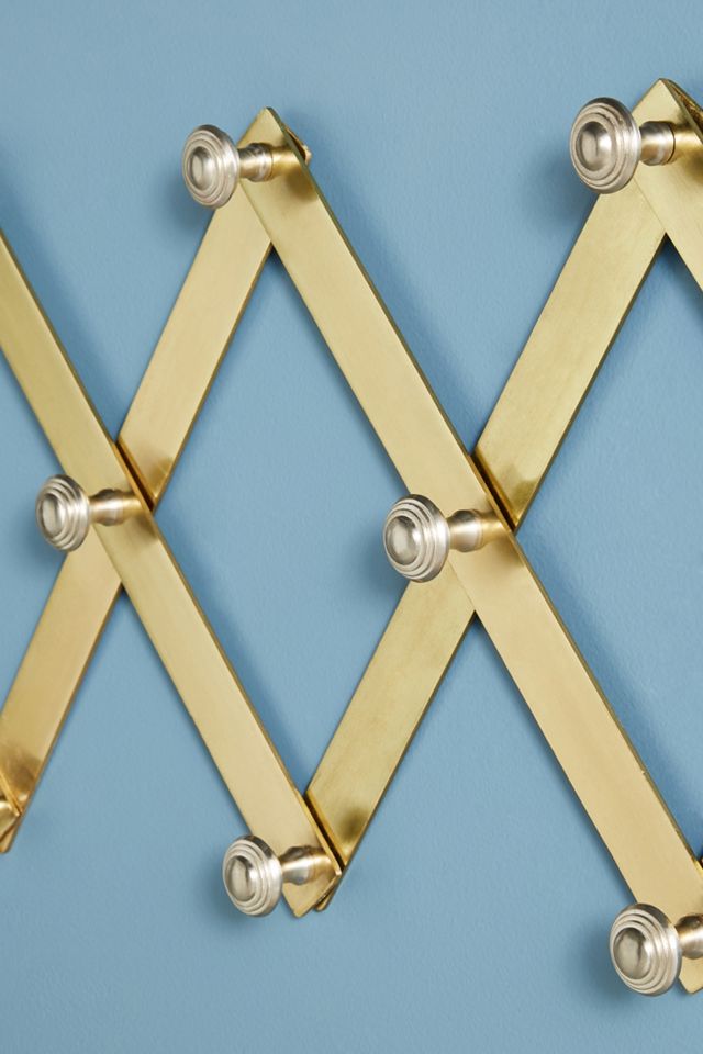 Metallic Accordian Hook Rack #2