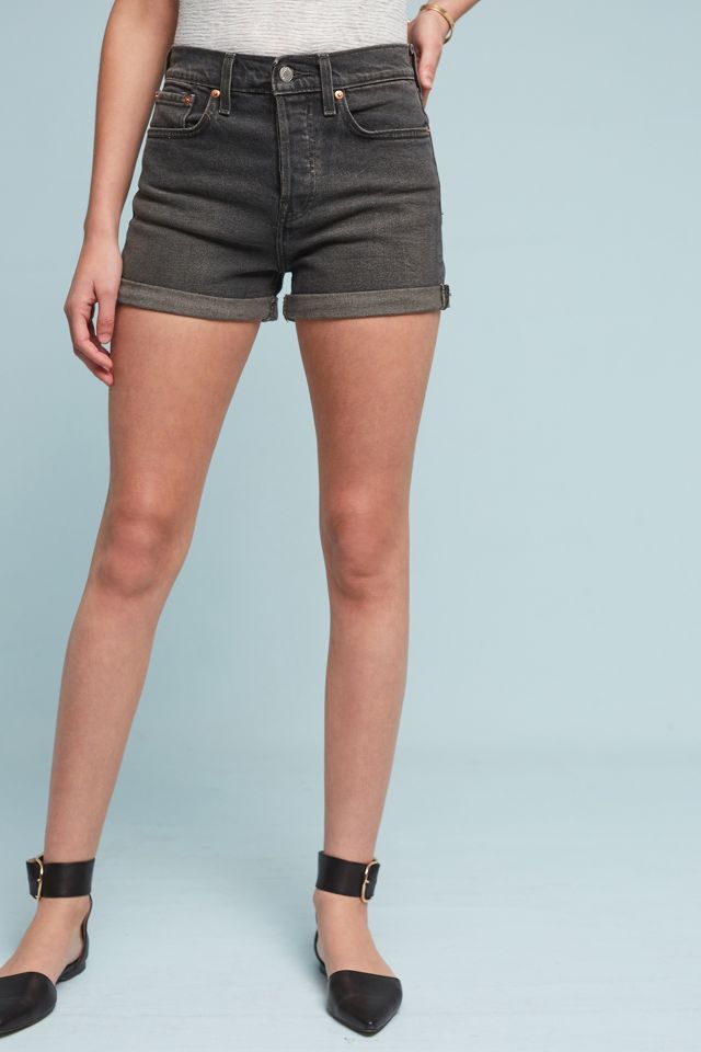 Levi's wedgie shorts on sale black