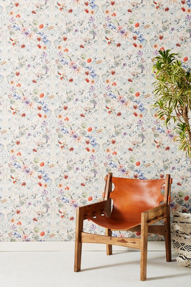 Anthropologie Sketched Songbird Wallpaper #1