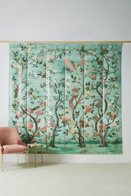 Havenview Sea Green Chinoiserie Mural