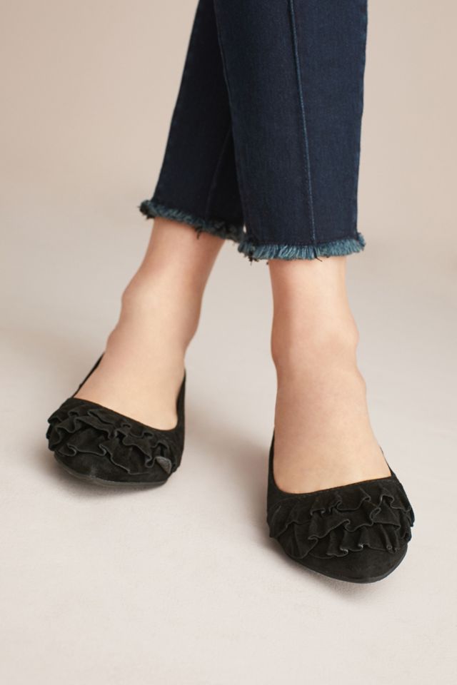 Seychelles Downstage Ruffled Flats #1