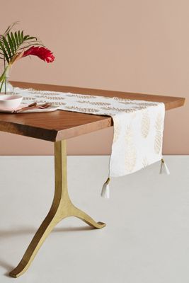 Golden Pineapple Table Runner