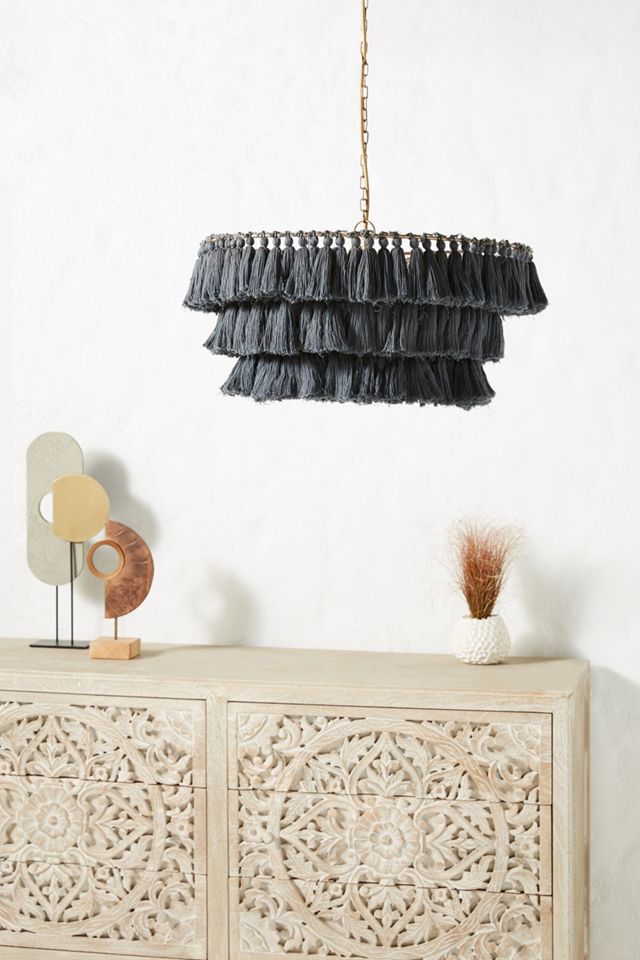 Fela Tasseled Chandelier #1